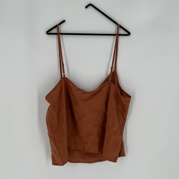 WeWoreWhat Boxy Cami Linen Blend Tank - Picture 6 of 6